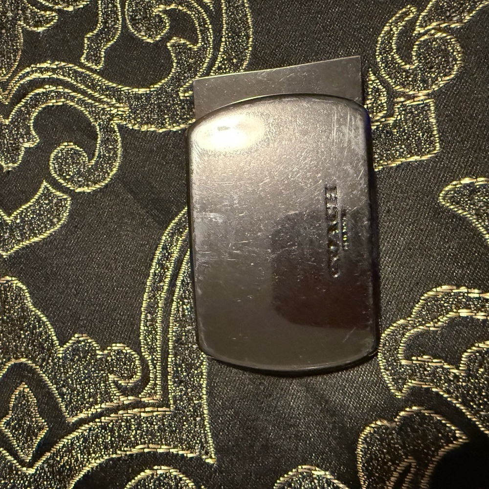 Coach - Black Metal Finish belt buckle